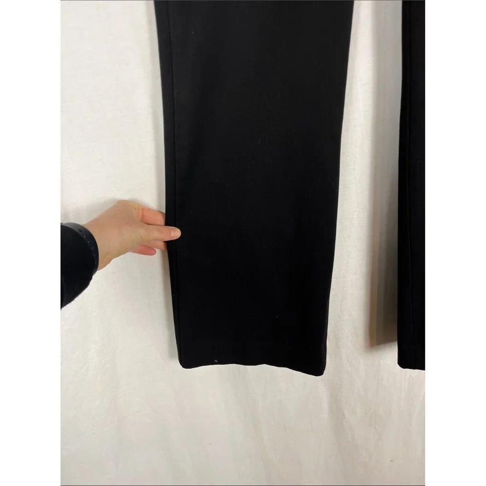 Express Pitch Black Columnist Straight Leg Dress Pants